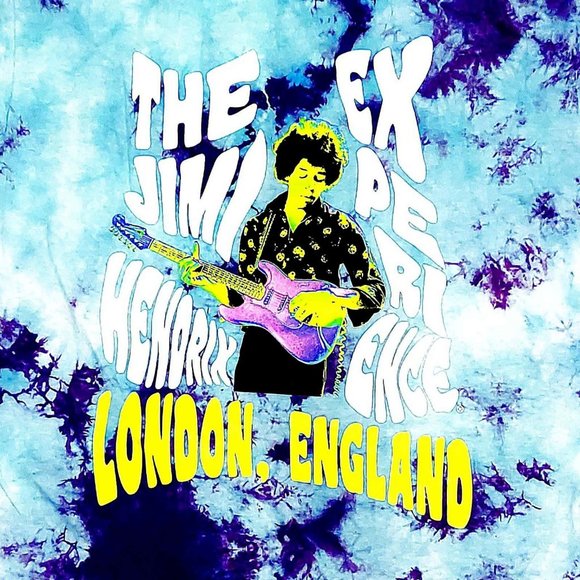 Jimi Hendrix Experience rock blues Tie Dye Official T-Shirt M NWT - Picture 2 of 3